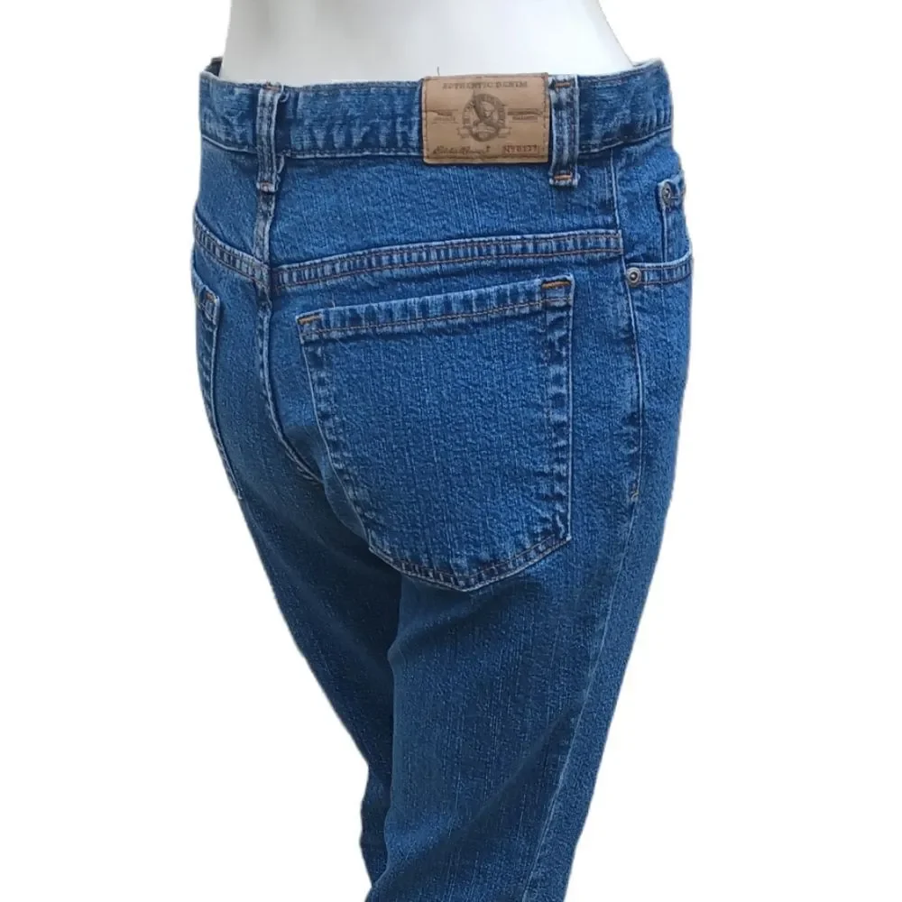 419510..Eddie Bauer Ankle Bootcut Jeans Size 6P,  W28